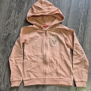 Guess Light Pink Kids Hoodie
